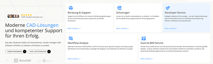 CAD Deutschland Website